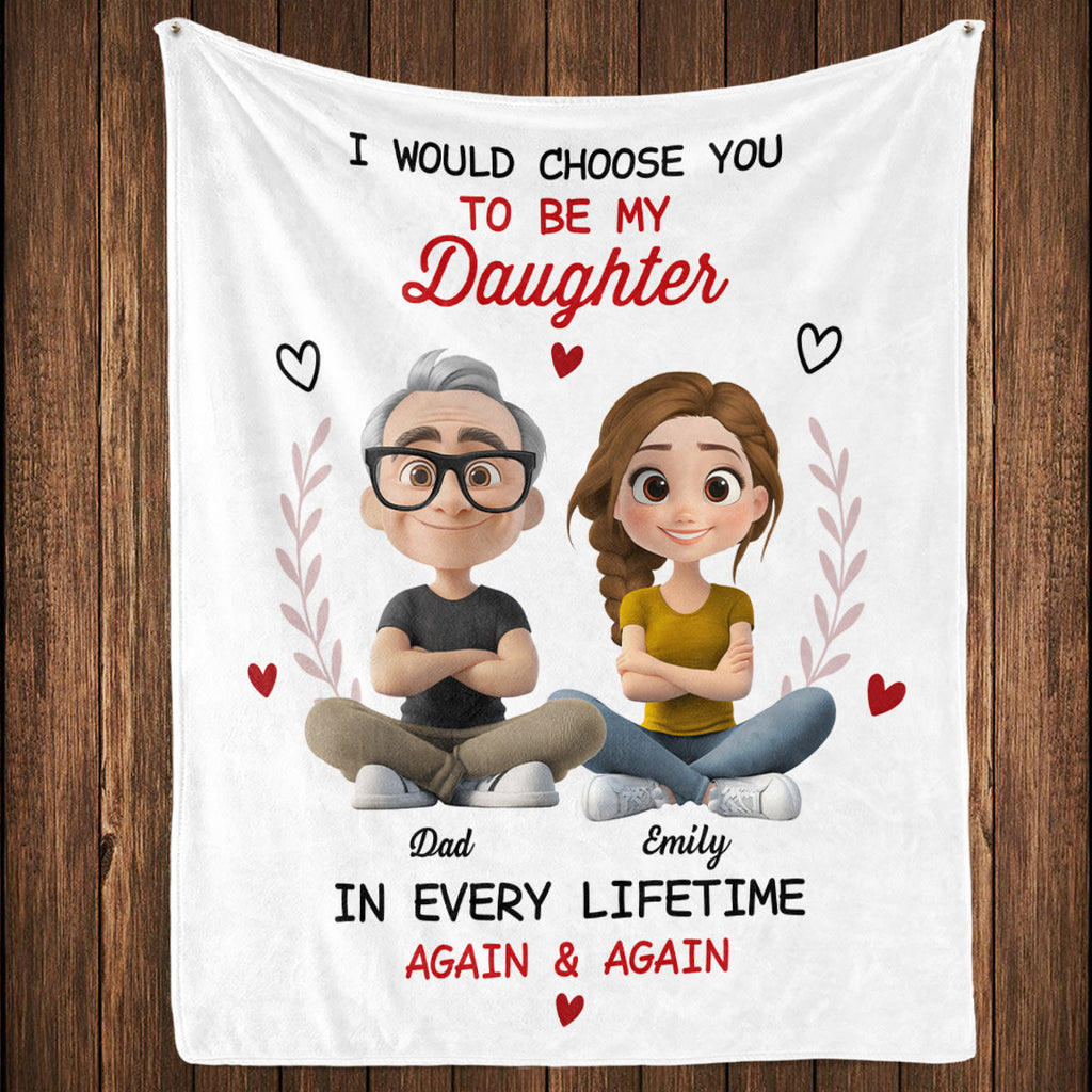 Always Choose You - Personalized Fleece Blanket