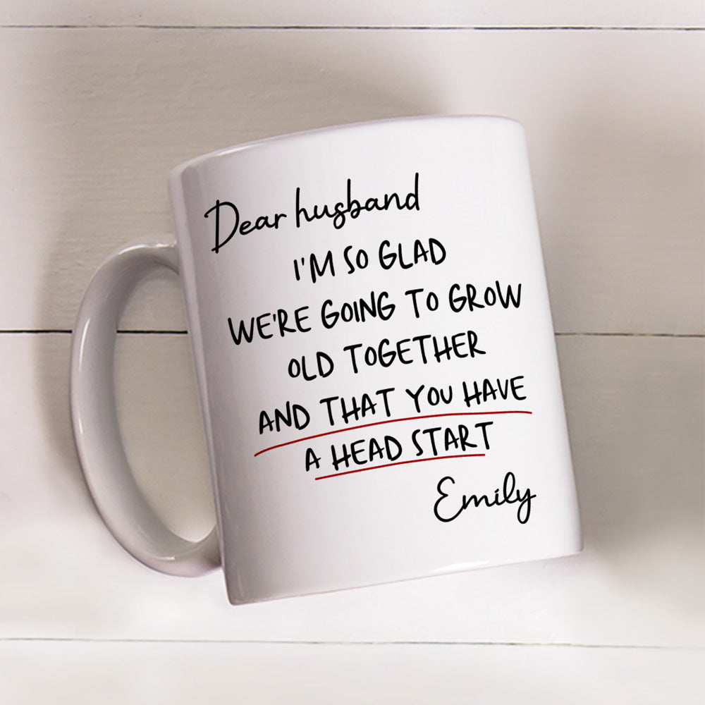 Custom Anniversary Keepsake Gifts For Couple • Grow Old Together - Personalized Coffee Mug