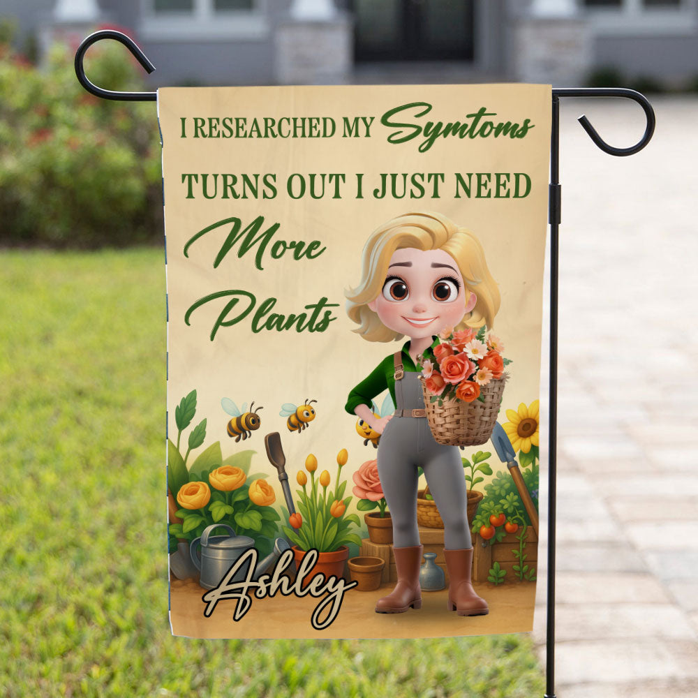 Need More Plants - Personalized Flag