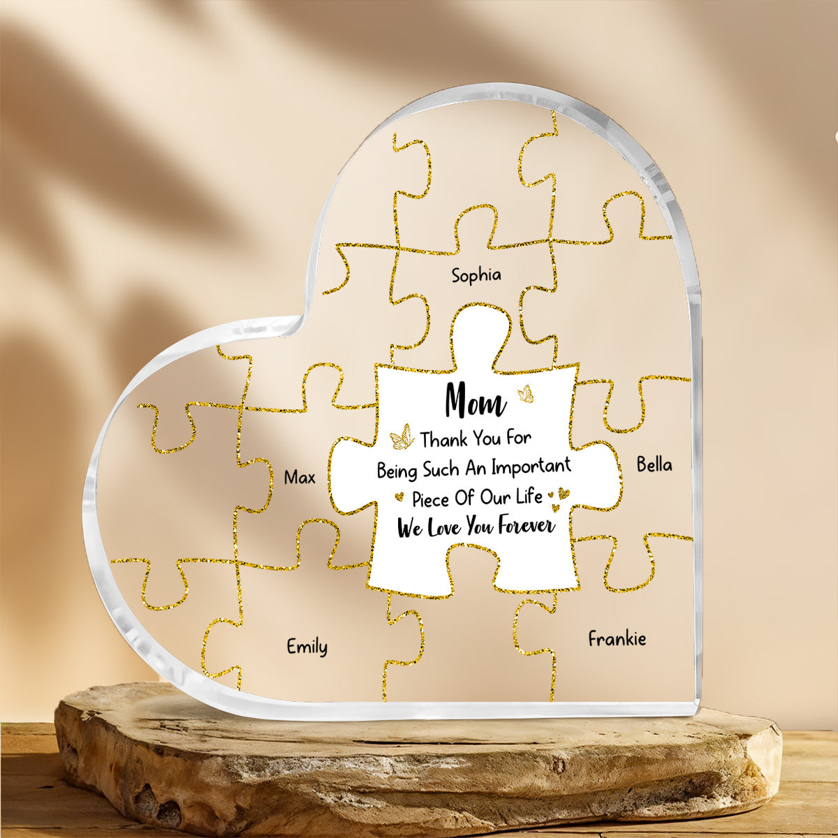 Custom Mother's Day Decor, Gift for Mom & Grandma • We Love You Forever - Personalized Acrylic Plaque