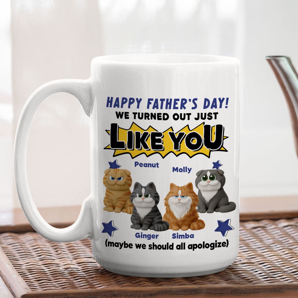 Custom Christmas & Birthday Keepsake Gift • Turned Out Like You - Personalized Coffee Mug