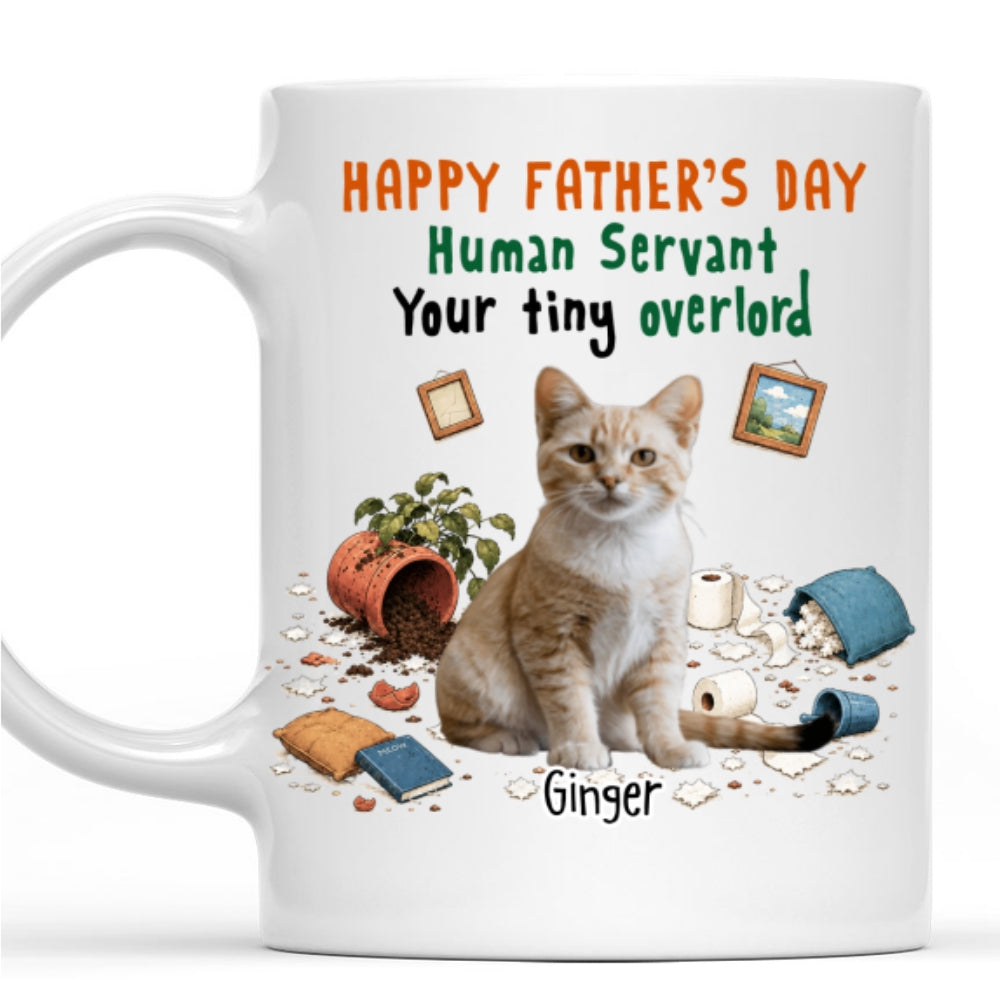 Custom Photo Christmas & Birthday Keepsake Gift • The Tiny Overlords Photo - Personalized Coffee Mug