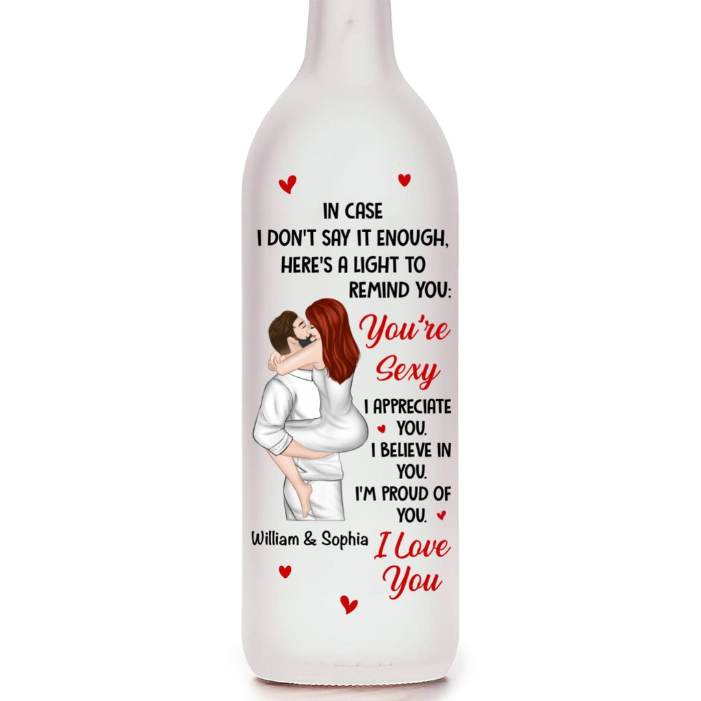 All the Reasons I Love You - Personalized Bottle Lamp