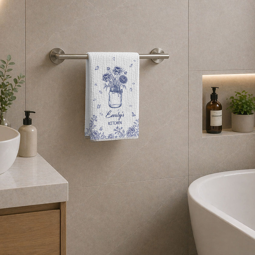 Kitchen In Bloom - Personalized Kitchen Towel