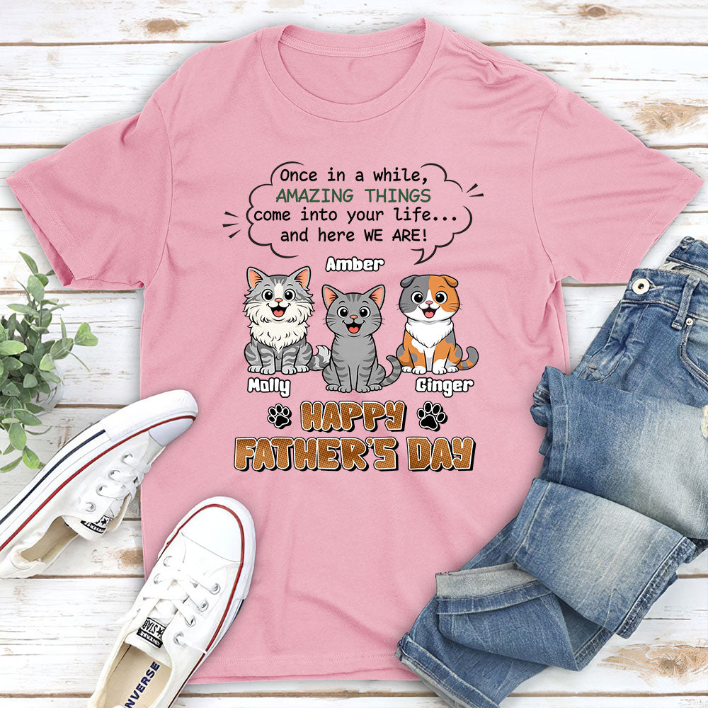 Custom Christmas & Birthday Keepsake Gift • Here Comes Your Amazing Things - Personalized Shirt