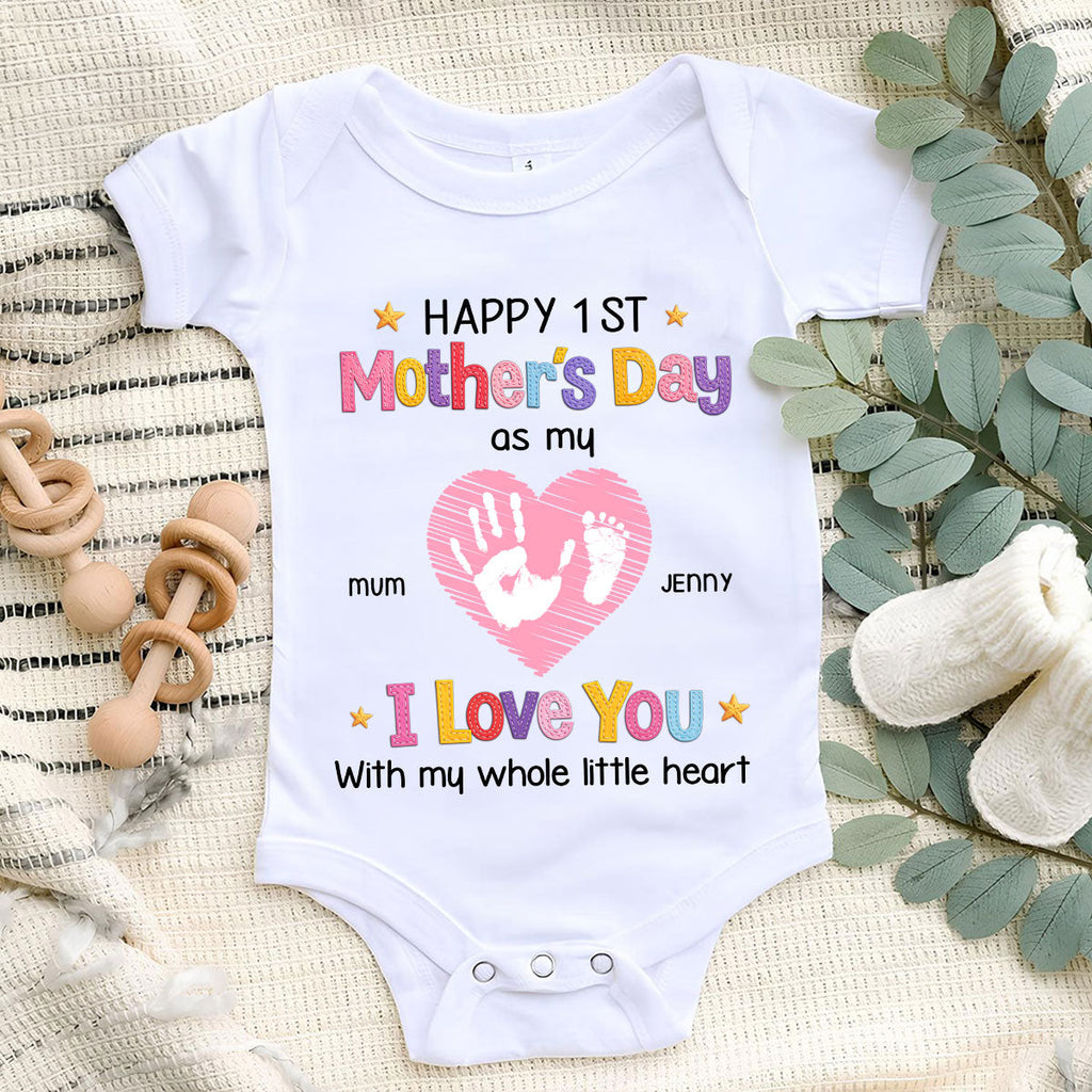 I Love You - Personalized Baby Onesie
