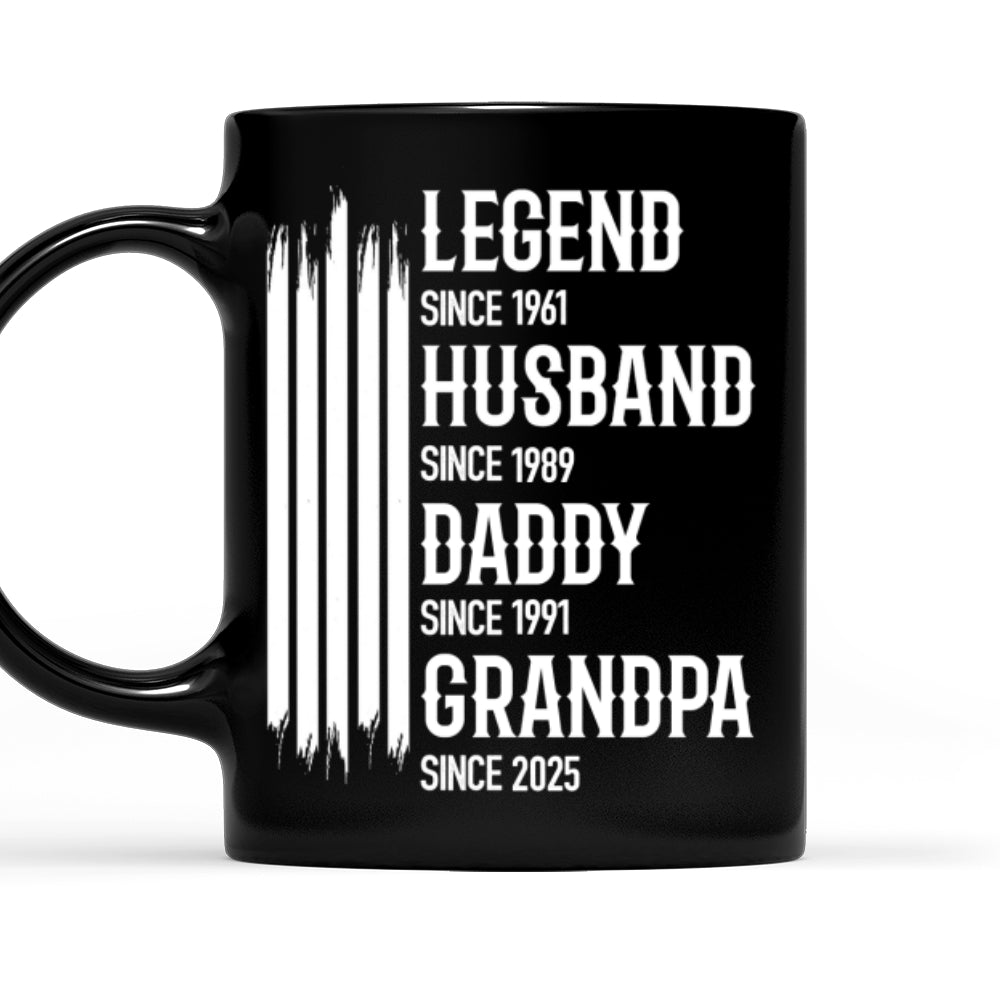 Custom Christmas & Birthday Gift for Dad • The Original Legend - Personalized Coffee Mug