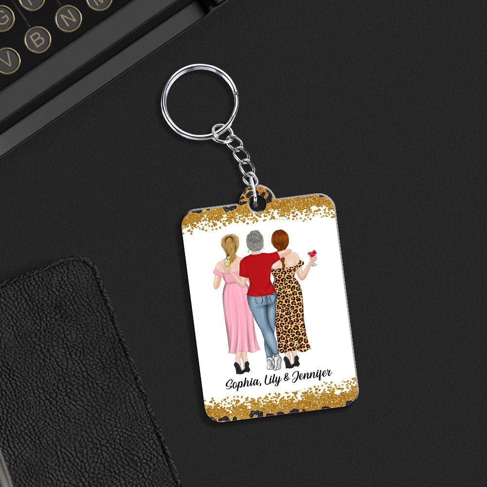 We Are Friends Until We Die - Personalized Acrylic Keychain