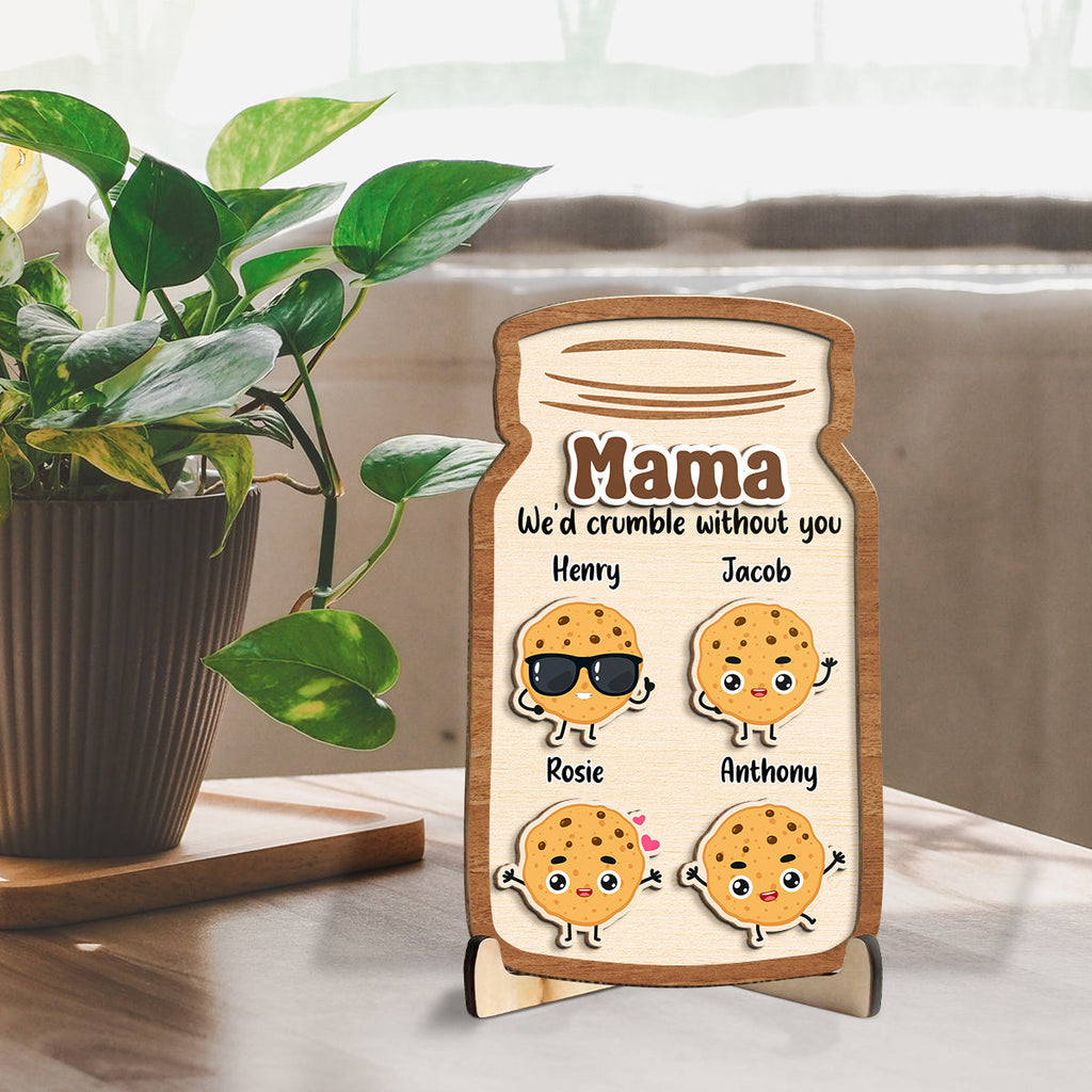 Custom Mother's Day Decor, Gift for Mom & Grandma • Grandma Cookies - Personalized Wooden Plaque
