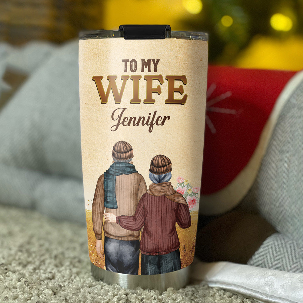 To My Wife You Are My Queen Forever - Personalized Tumbler