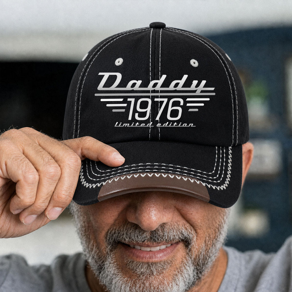 Limited Edition Daddy - Personalized Vintage Soft Baseball Cap