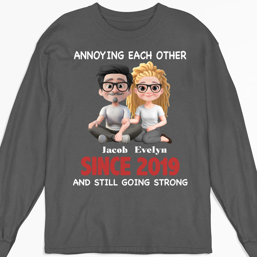 Custom Christmas Anniversary Keepsake Gifts For Husband • Long Lasting Love - Personalized Shirt