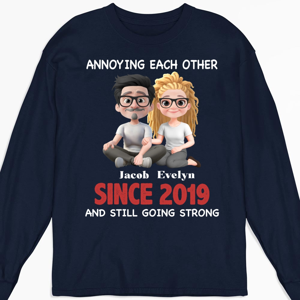 Custom Christmas Anniversary Keepsake Gifts For Husband • Long Lasting Love - Personalized Shirt