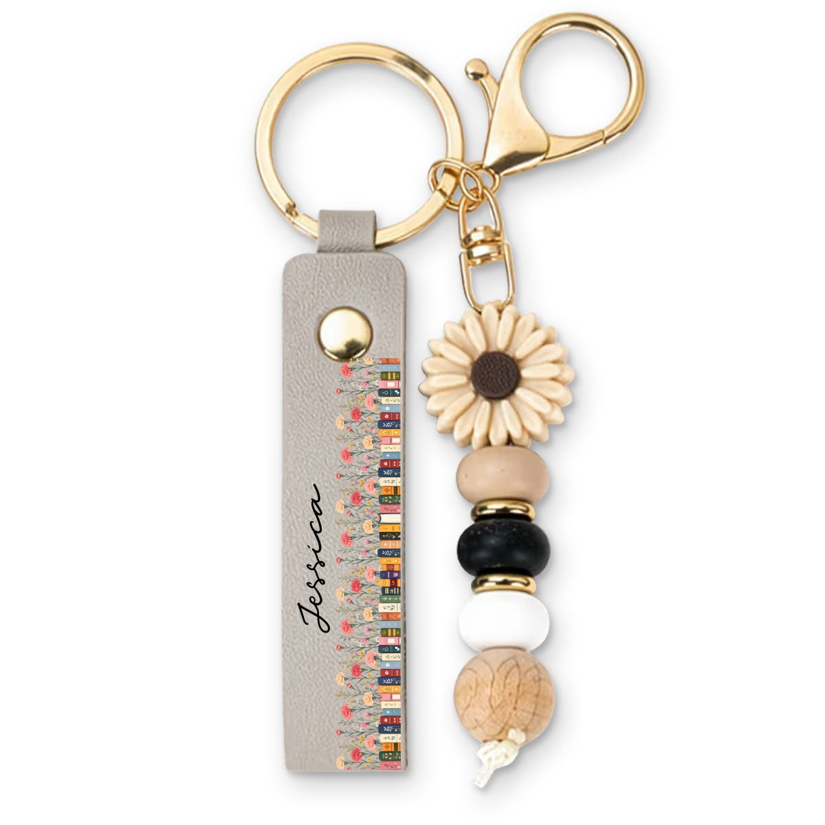 Lovely Girl - Personalized Beaded Keychain