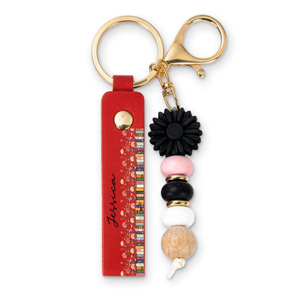 Lovely Girl - Personalized Beaded Keychain