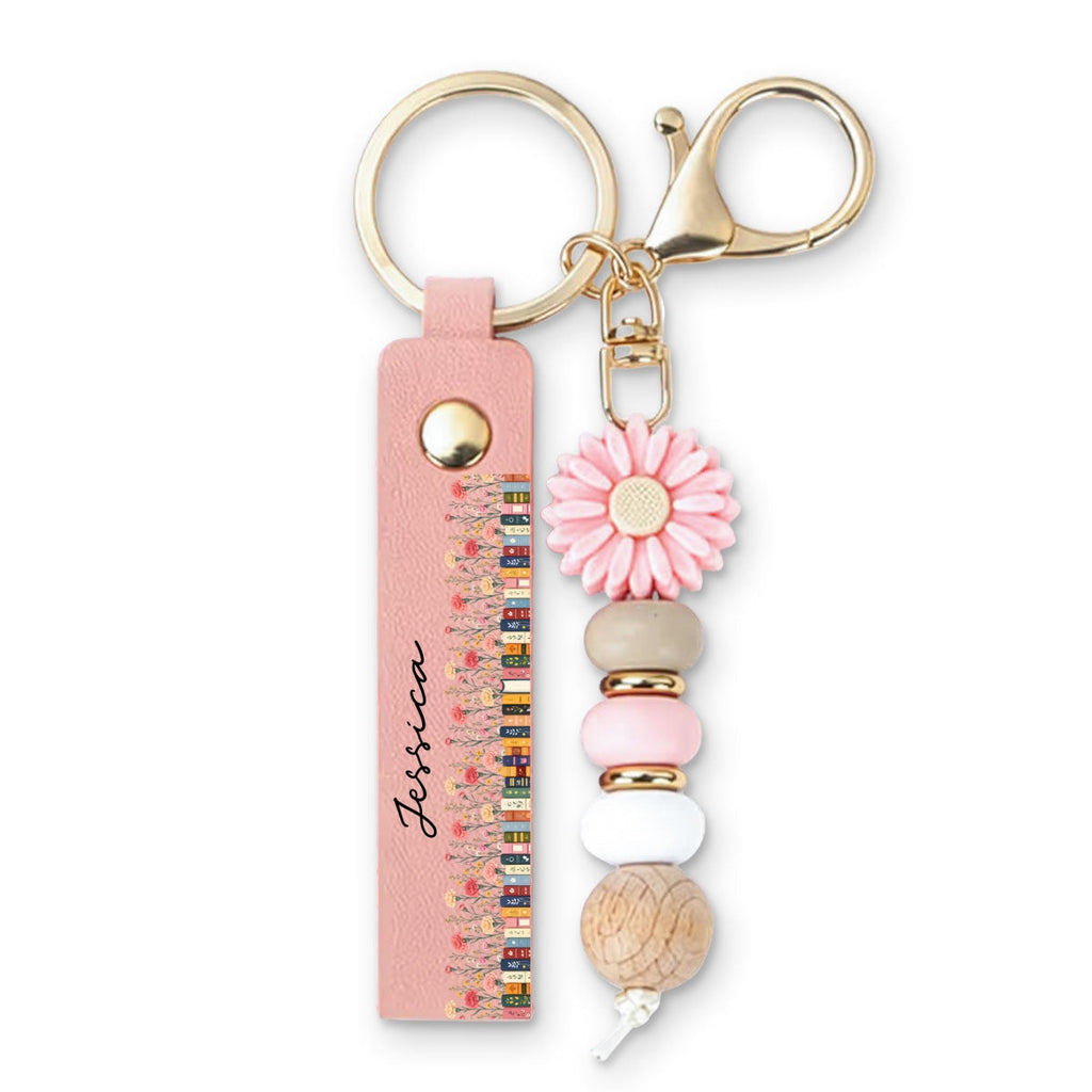 Lovely Girl - Personalized Beaded Keychain