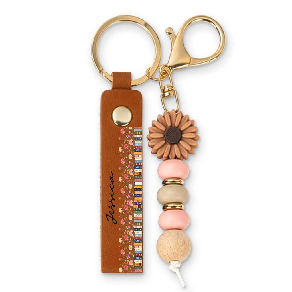 Lovely Girl - Personalized Beaded Keychain