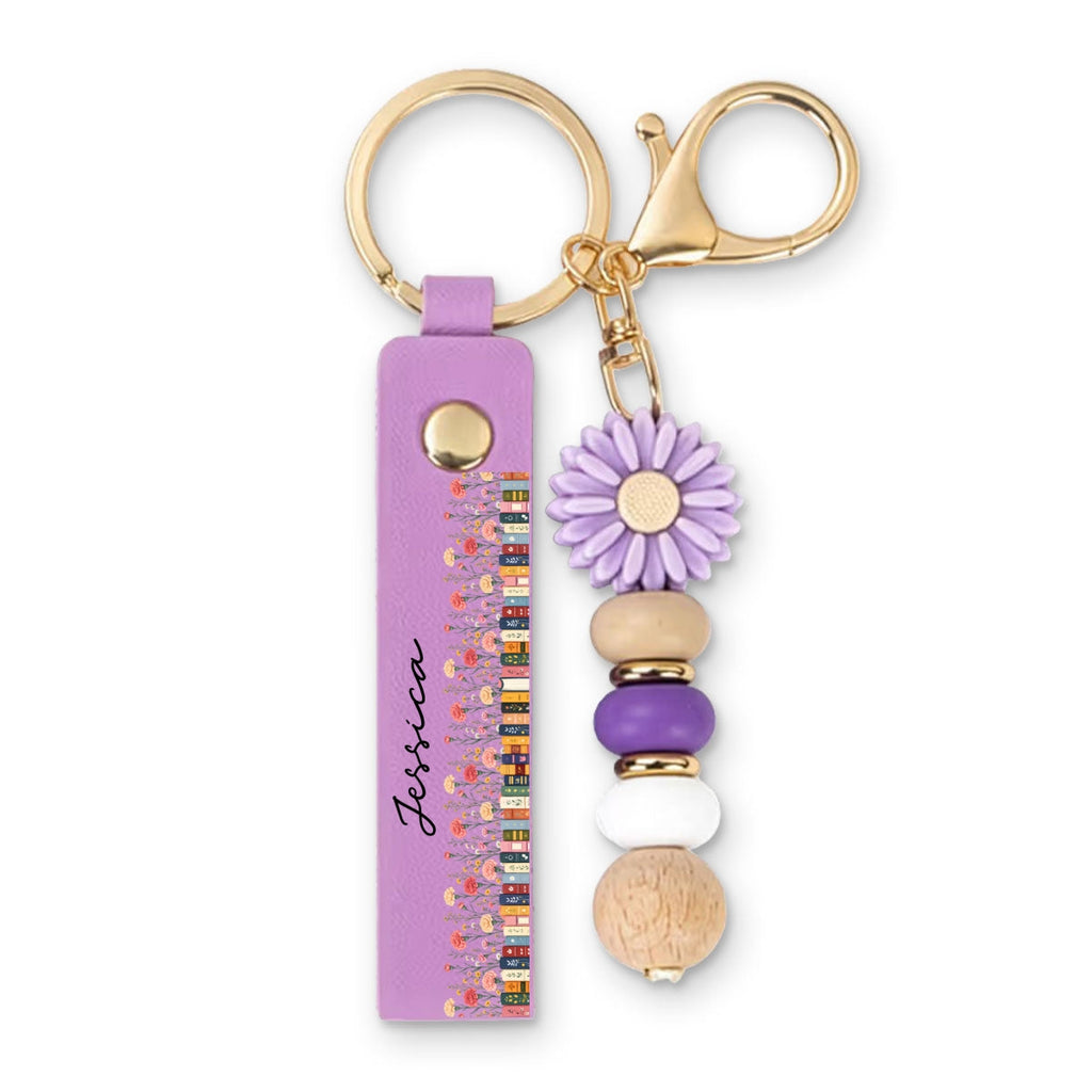 Lovely Girl - Personalized Beaded Keychain
