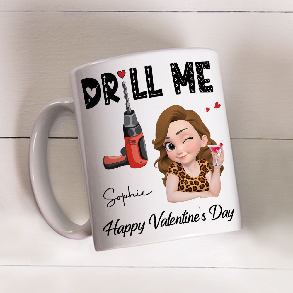 Custom Anniversary Keepsake Gifts For Couple • Drill Me - Personalized Coffee Mug