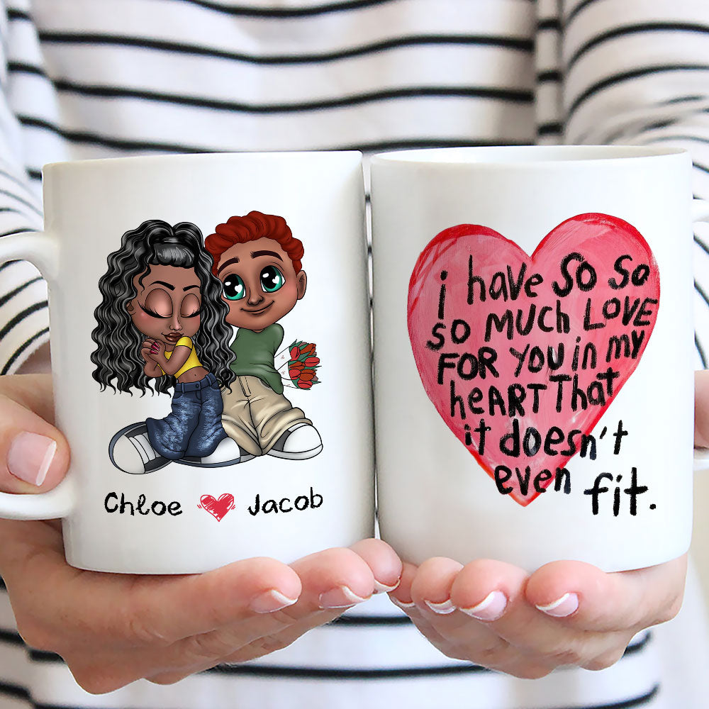 Custom Anniversary Keepsake Gifts For Couple • I Have So Much Love For You - Personalized Coffee Mug