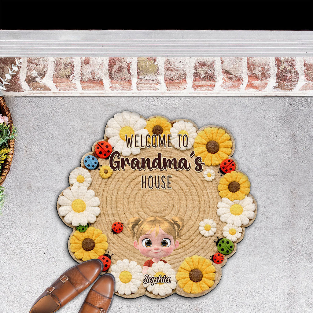 Welcome To Grandma Home - Personalized Doormat