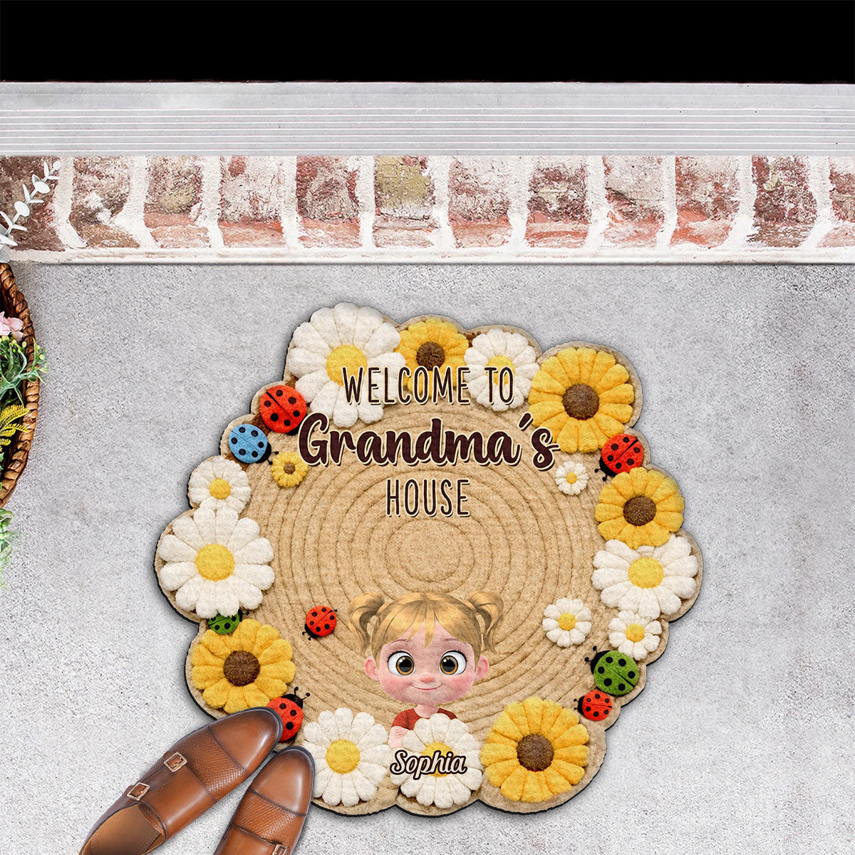Welcome To Grandma Home - Personalized Doormat