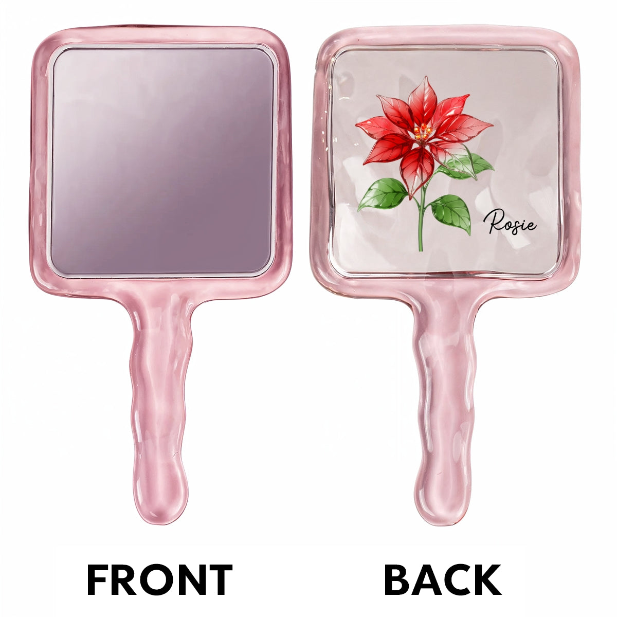 Bloom In Mirror - Personalized Handheld Mirror