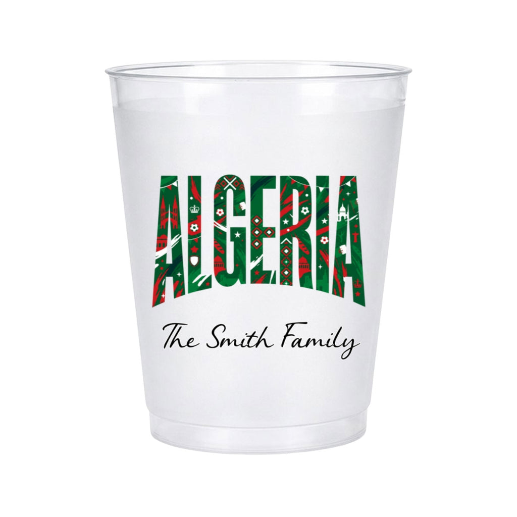 Support Your Country - Personalized Frosted Cup