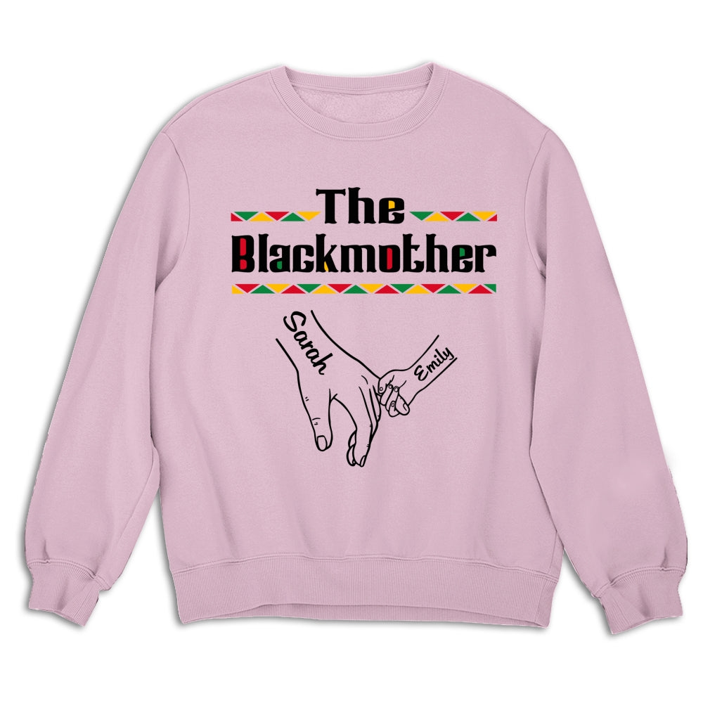 Custom Mother's Day Gift for Mom & Grandma • The Blackmother - Personalized Shirt - Long Sleeve