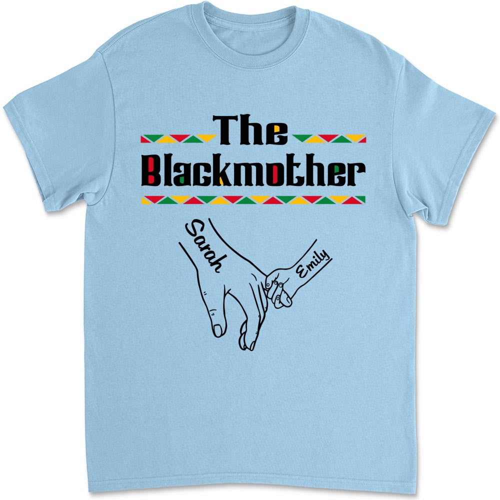 Custom Mother's Day Gift for Mom & Grandma • The Blackmother - Personalized Shirt - Long Sleeve