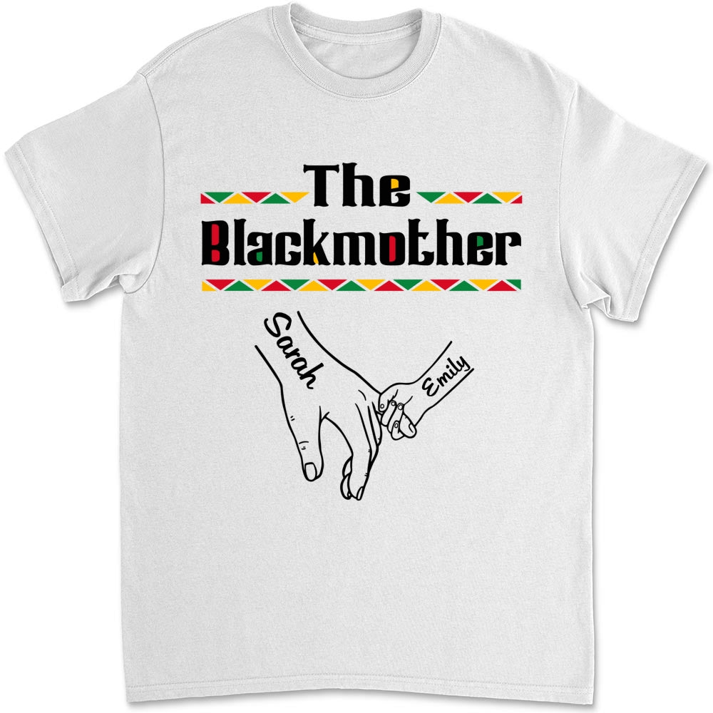 Custom Mother's Day Gift for Mom & Grandma • The Blackmother - Personalized Shirt - Long Sleeve