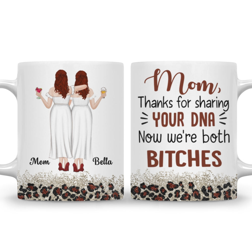 Custom Christmas & Birthday Gift for Mom • Your DNA - Personalized Coffee Mug