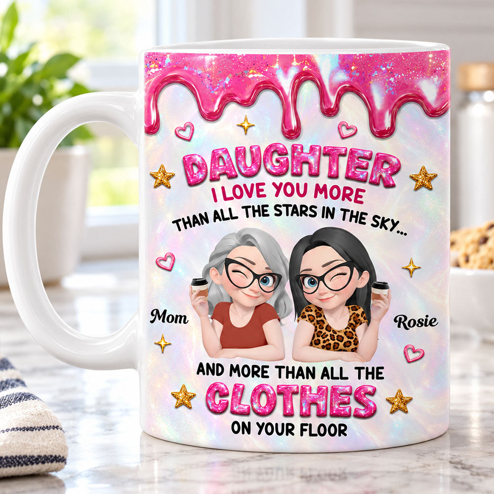 Custom Christmas & Birthday Gift for Daughter • Endless Love For My Daughter - Personalized Coffee Mug