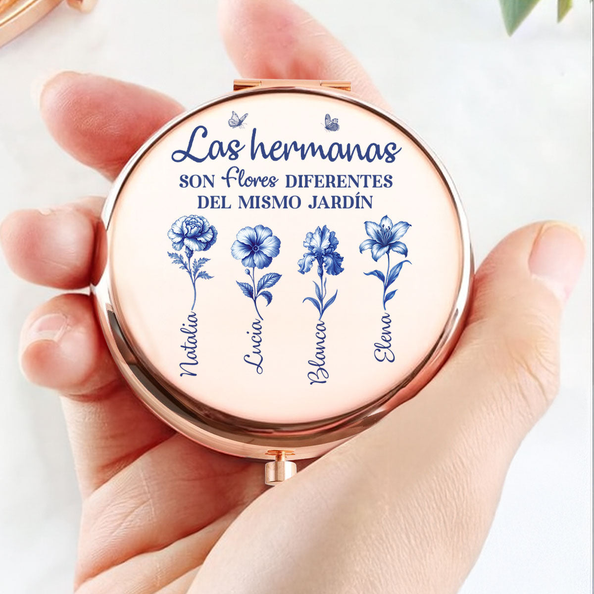 Del Mismo Jardín - Espejo compacto personalizado