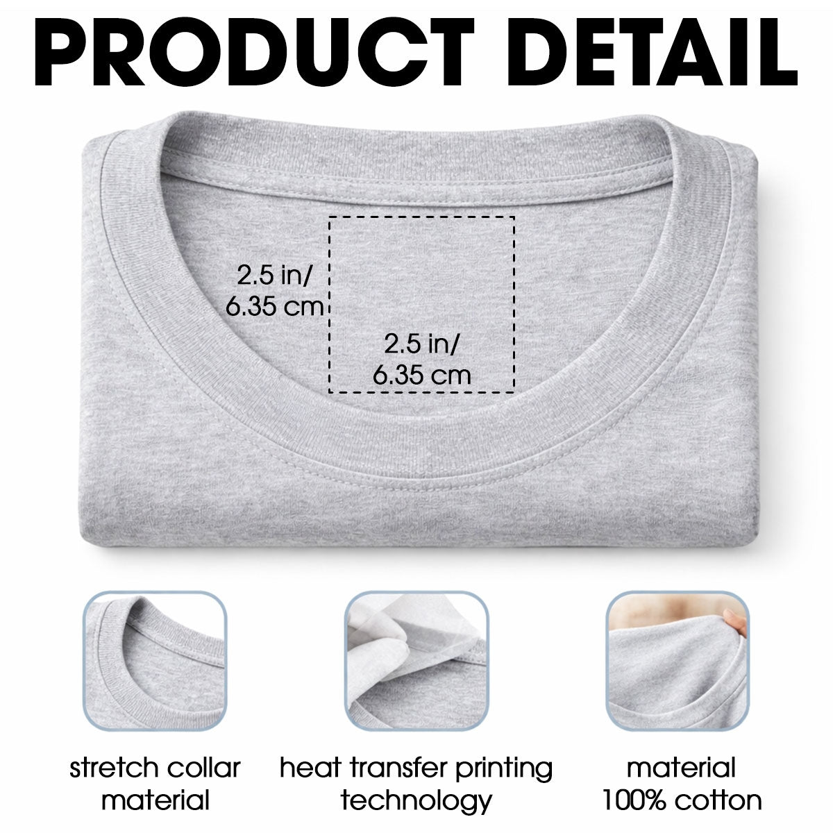Custom Father's Day, Special Gift for Dad & Grandpa • Always Have Your Back Dad - Personalized Inside Neck Print T-Shirt