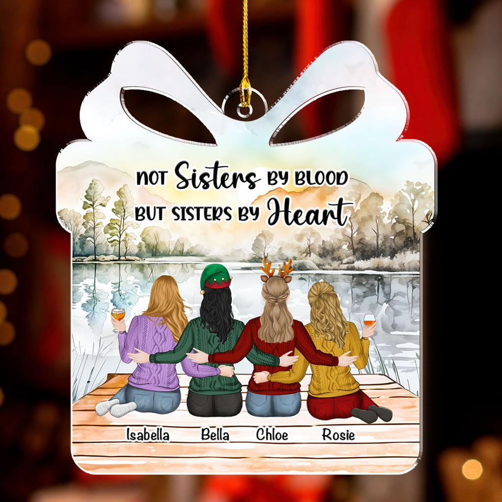 Custom Friendship Christmas Ornament, Best Friend Gift •  Friendship Is A Gift - Personalized Acrylic Ornament