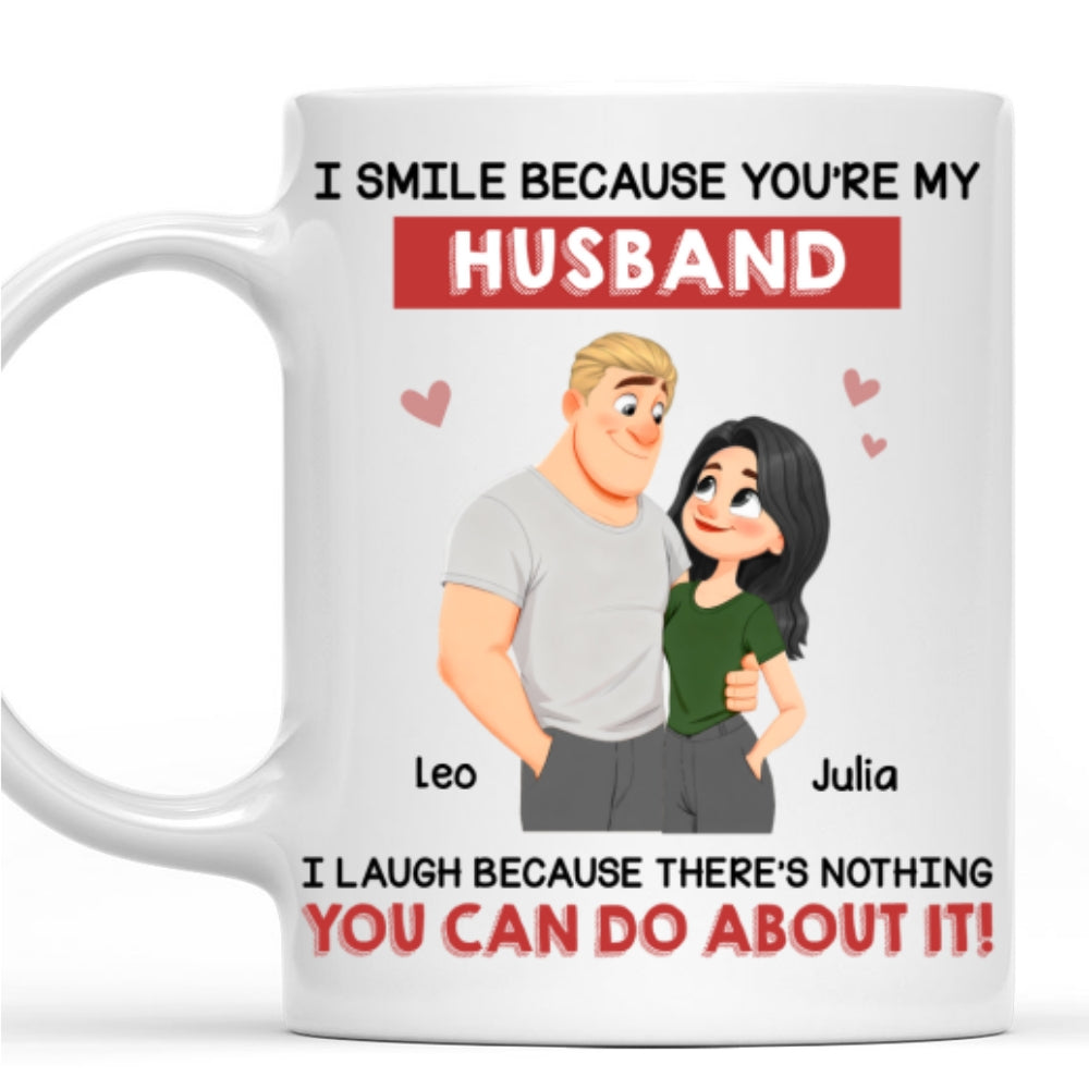 Custom Anniversary Keepsake Gifts For Couple • My Husband - Personalized Coffee Mug