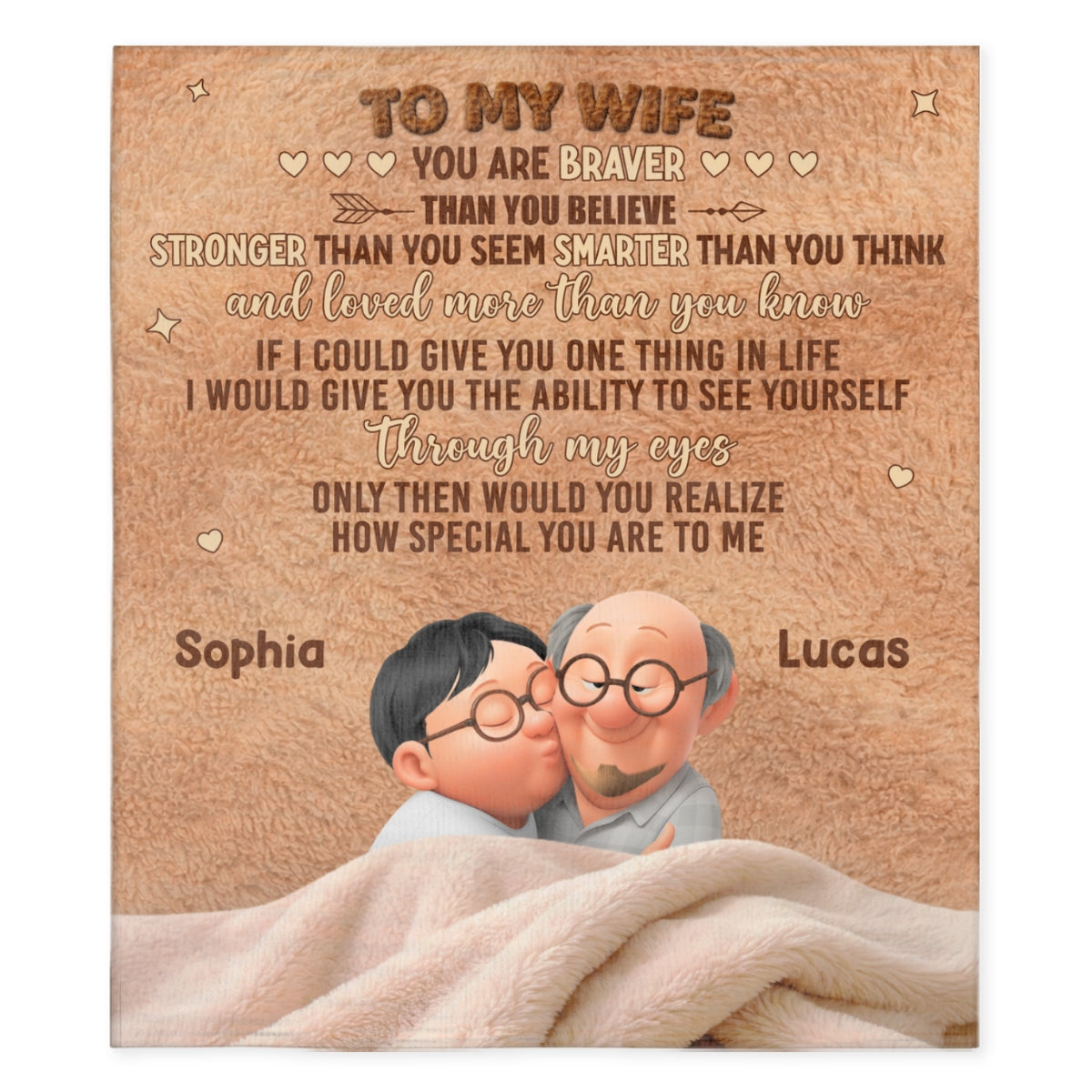 You Are My Sunshine - Personalized Fleece Blanket