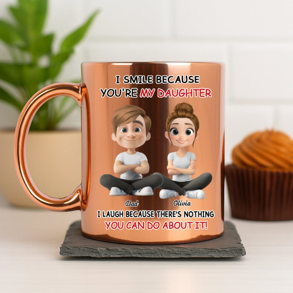 Custom Christmas & Birthday Gift for Daughter • You Can Do About It - Personalized Metallic Mug