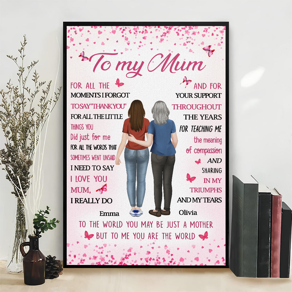 You Are My World - Personalized Poster