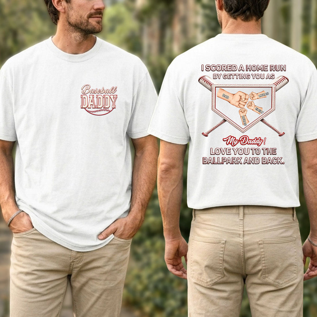 Custom Christmas Anniversary Keepsake Gifts For Husband • Love You To The Ballpark - Personalized Shirt