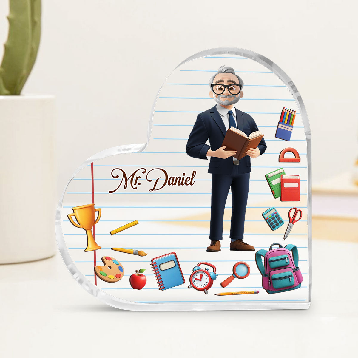 Custom Decor, Christmas Birthday Anniversary Gift Keepsake • Welcome To Our Classroom - Personalized Acrylic Plaque