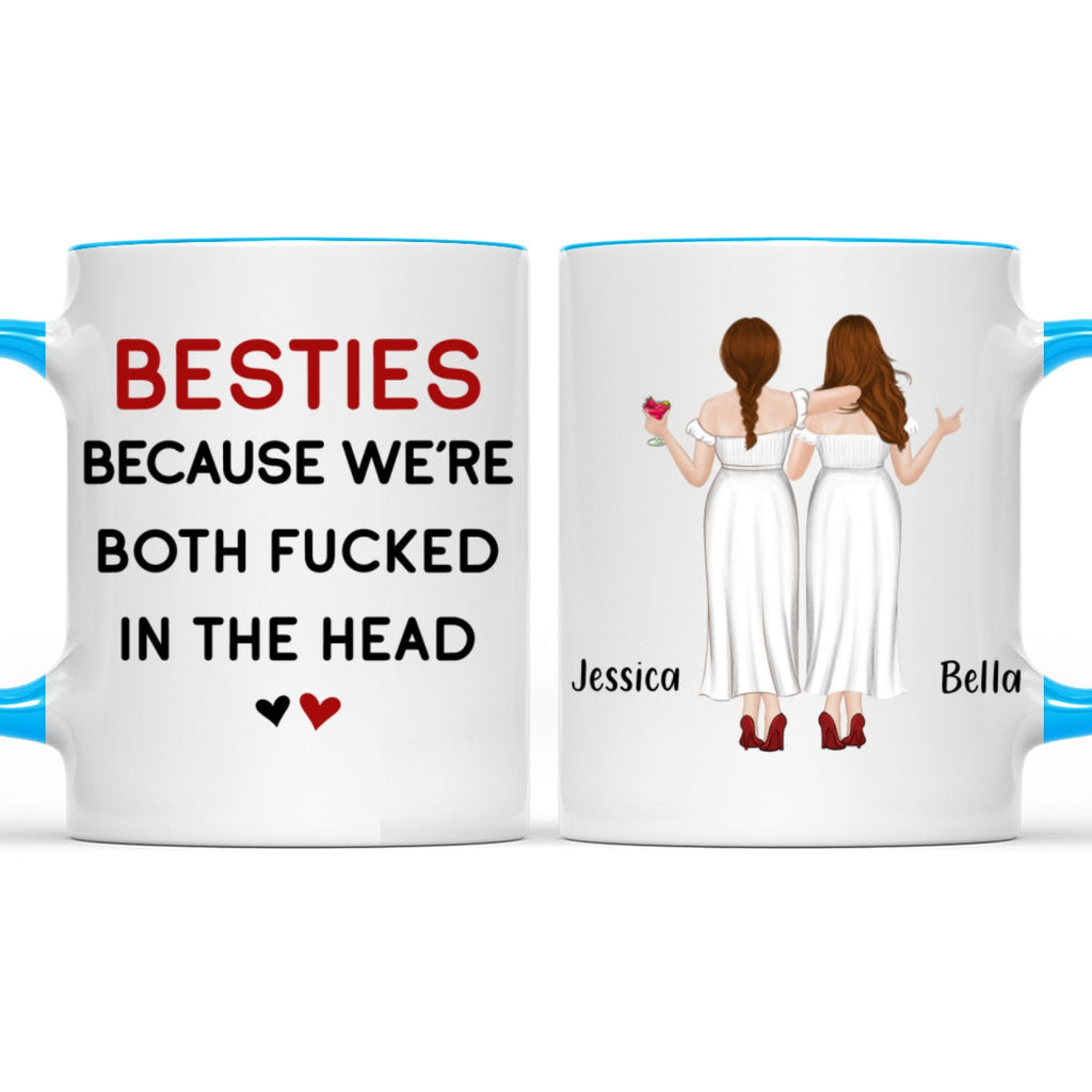 Custom Best Friend, Christmas & Birthday Friendship Keepsake Gift • We Are The Same - Personalized Accent Mug