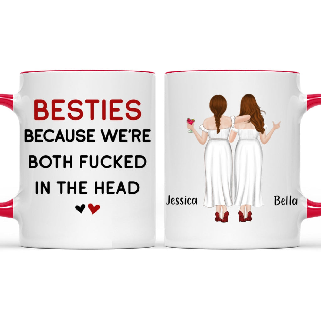 Custom Best Friend, Christmas & Birthday Friendship Keepsake Gift • We Are The Same - Personalized Accent Mug