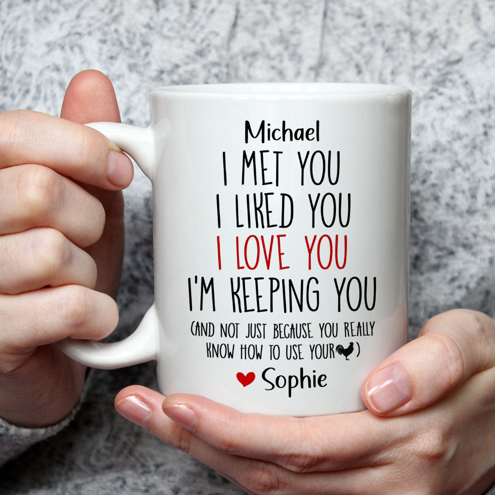 Custom Anniversary Keepsake Gifts For Couple • Not Just Because You Know How To Use It - Personalized Coffee Mug