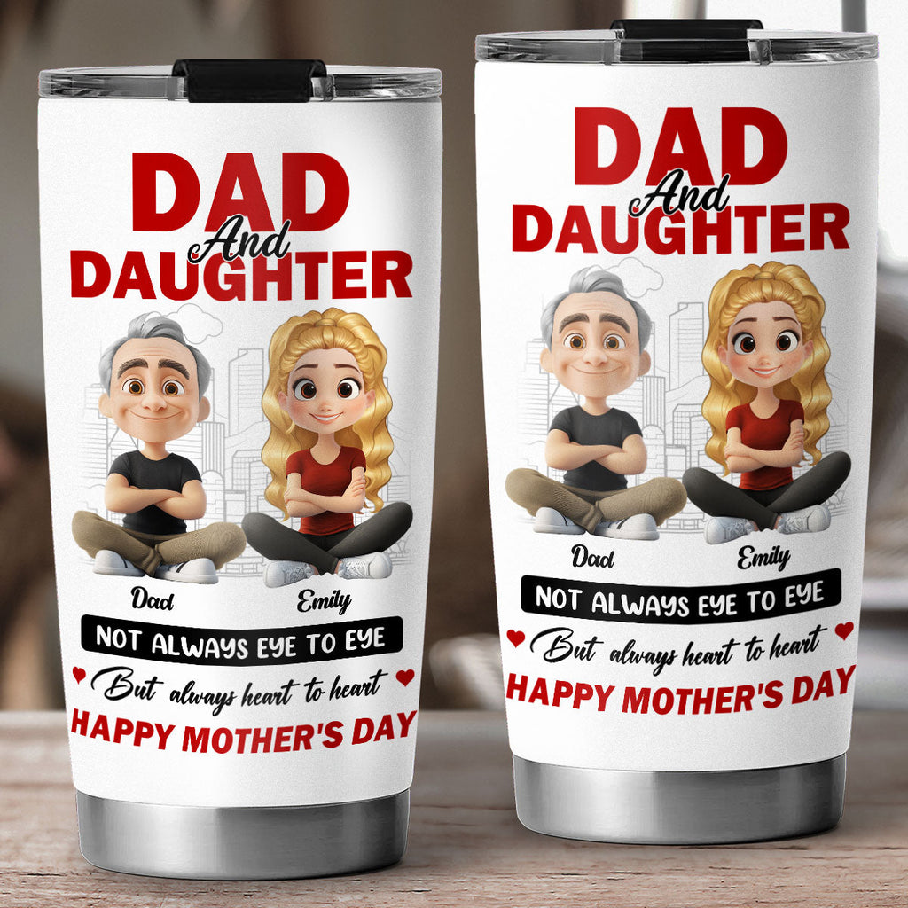 Custom Mother's Day Birthday Gifts For Daughter • Different Minds One Loving Bond - Personalized Tumbler