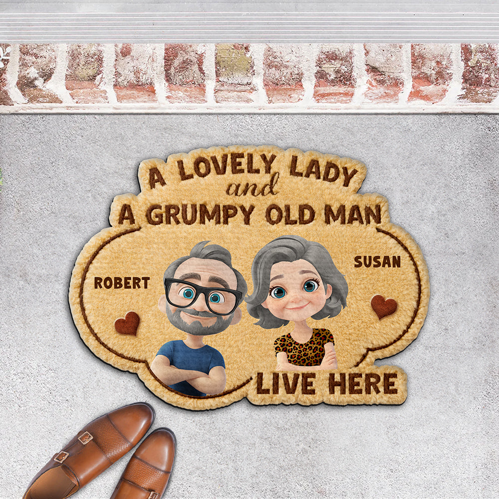 Our Love Live Here - Personalized Doormat