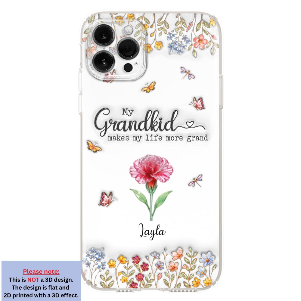 Make Life More Grand With Lovely Kids - Personalized 3D Inflated Effect Phone Case