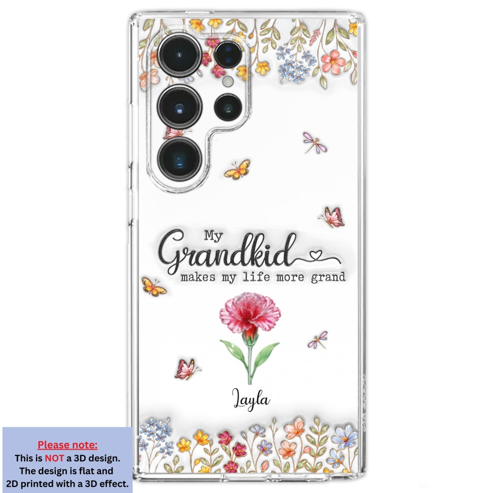 Make Life More Grand With Lovely Kids - Personalized 3D Inflated Effect Phone Case