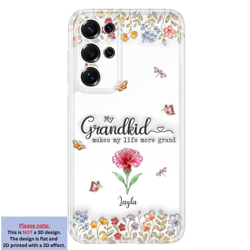 Make Life More Grand With Lovely Kids - Personalized 3D Inflated Effect Phone Case